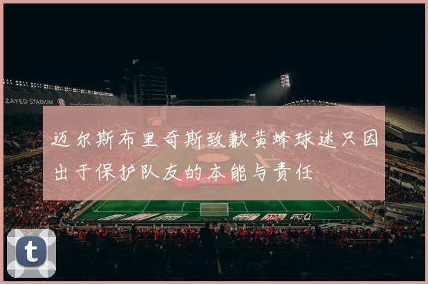 迈尔斯布里奇斯致歉黄蜂球迷只因出于保护队友的本能与责任
